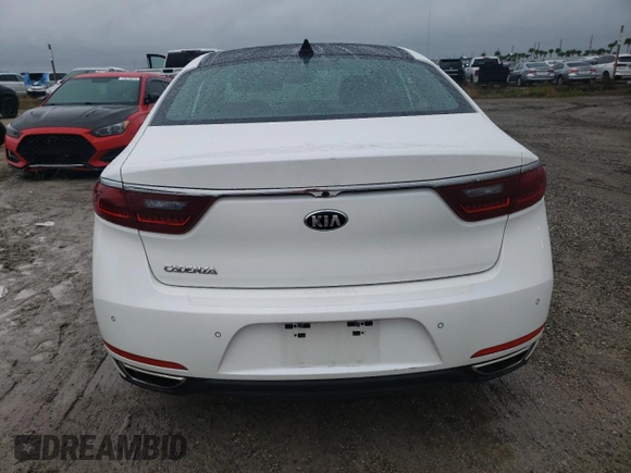 2017 Kia Cadenza Premium with VIN KNALC4J19H5073768, listed as a Copart auction lot 75085444 with 0 mi miles and Salvage Title. Bid and sale history available at carsss.com. Image 6.