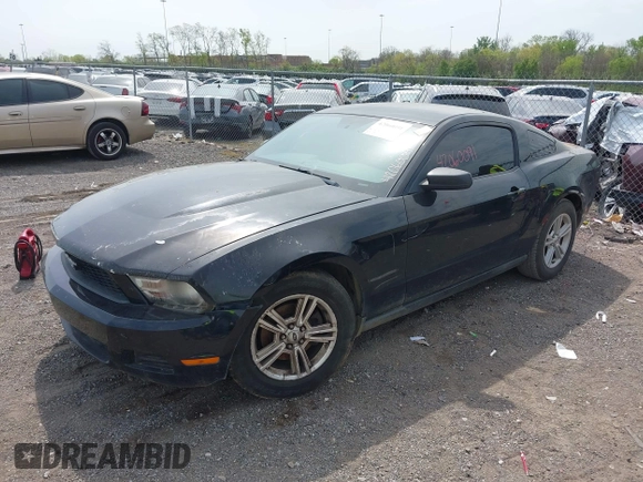 2012 Ford Mustang V6 Premium with VIN 1ZVBP8AM3C5274138, listed as a IAAI auction lot 42060091 with 228,384 mi miles. Bid and sale history available at carsss.com. Image 2.