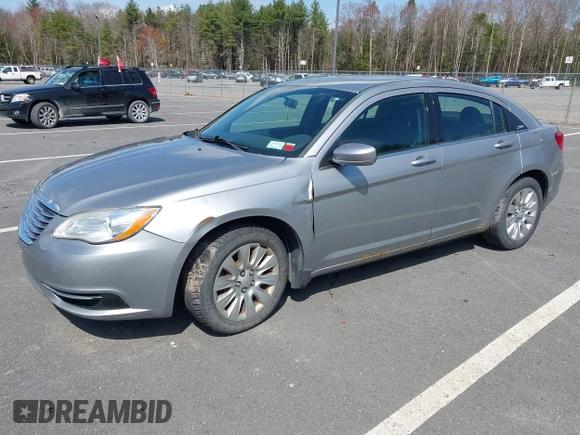 2014 Chrysler 200 LX with VIN 1C3CCBAB7EN212540, listed as a IAAI auction lot 42037247 with 207,670 mi miles. Bid and sale history available at carsss.com. Image 2.