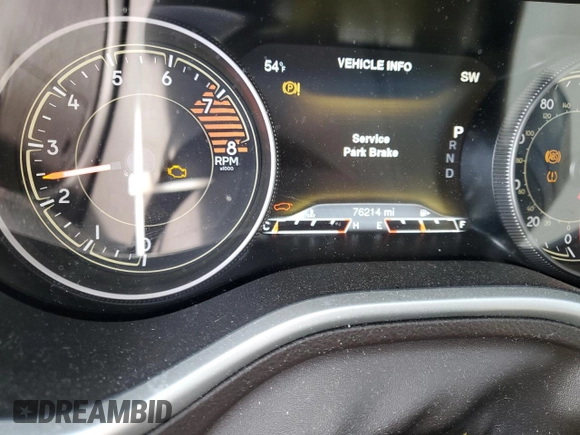 2017 Jeep Cherokee Overland z VIN 1C4PJMJS6HW589275, wystawiony jako Copart lot #51163465 z przebiegiem 76 214 mil mil oraz Szkoda całkowita • Salvage title. Historia ofert i sprzedaży dostępna na DreamBid. Obrazek 9.