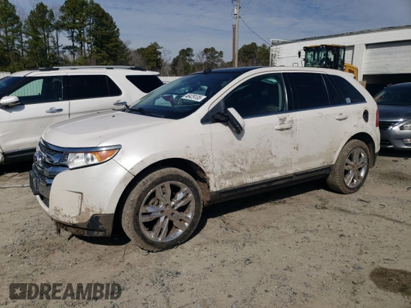 2012 Ford Edge Limited with VIN 2FMDK4KC6CBA47932, listed as a Copart auction lot 46429135 with 165,375 mi miles and Salvage Title. Bid and sale history available at carsss.com. Image 1.