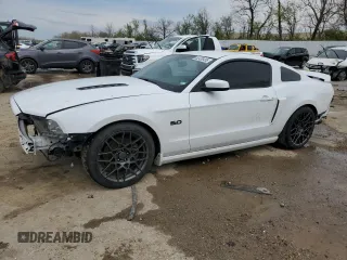 2014 Ford Mustang GT with VIN 1ZVBP8CF4E5297767, listed as a Copart auction lot 52438455 with 97,318 mi miles and Salvage title. Bid and sale history available at DreamBid. Image 1.