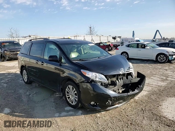 2015 Toyota Sienna XLE with VIN 5TDYK3DC9FS634349, listed as a Copart auction lot 50450305 with 150,569 mi miles and Salvage Title. Bid and sale history available at DreamBid. Image 11.