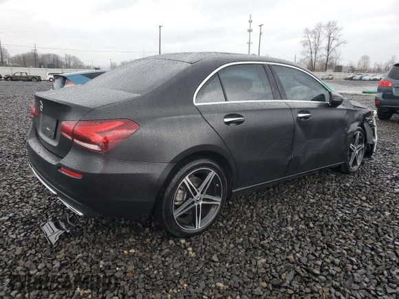 2022 Mercedes-Benz A 220 with VIN W1K3G4FB1NJ367943, listed as a Copart auction lot 85070424 with 15,922 mi miles and Salvage title. Bid and sale history available at DreamBid. Image 3.