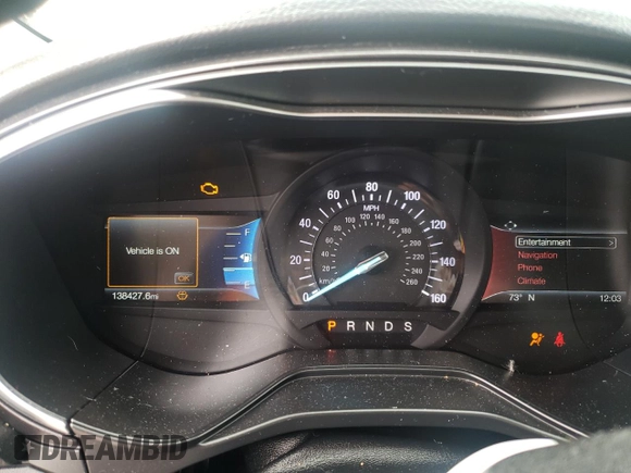 2019 Ford Fusion Titanium z VIN 3FA6P0D99KR221328, wystawiony jako Copart lot #57104515 z przebiegiem 138 427 mil mil oraz Szkoda całkowita • Salvage title. Historia ofert i sprzedaży dostępna na DreamBid. Obrazek 9.