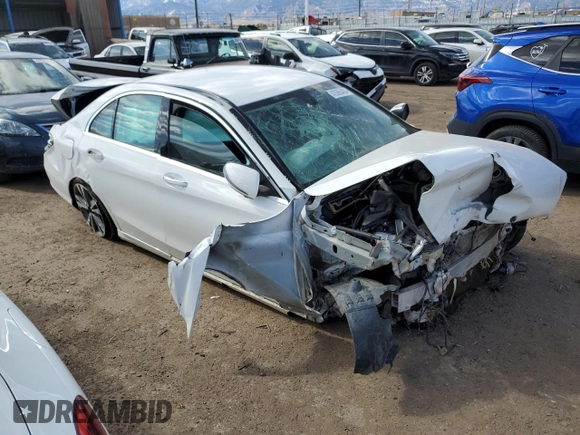 2017 Mercedes-Benz C 300 with VIN 55SWF4JB0HU215308, listed as a Copart auction lot 43365404 with Not provided miles and Non repairable. Bid and sale history available at DreamBid. Image 4.