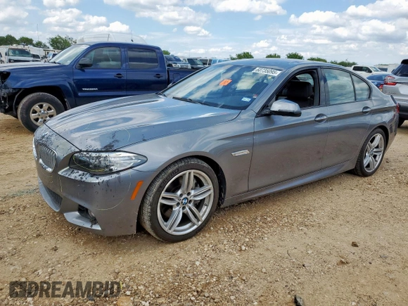 2016 BMW 5 Series 550i xDrive with VIN WBAKP9C51GD981293, listed as a Copart auction lot 60735095 with Not provided miles and Salvage title. Bid and sale history available at DreamBid. Image 1.