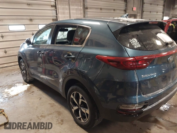2021 Kia Sportage LX with VIN KNDPMCACXM7861454, listed as a IAAI auction lot 41596043 with 24,205 mi miles and . Bid and sale history available at carsss.com. Image 14.