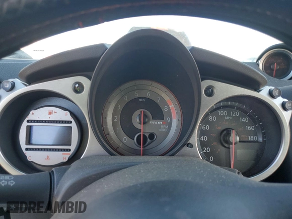 2010 Nissan 370Z Touring with VIN JN1AZ4EH5AM500183, listed as a Copart auction lot 81160664 with Not Provided miles and Salvage Title. Bid and sale history available at carsss.com. Image 9.