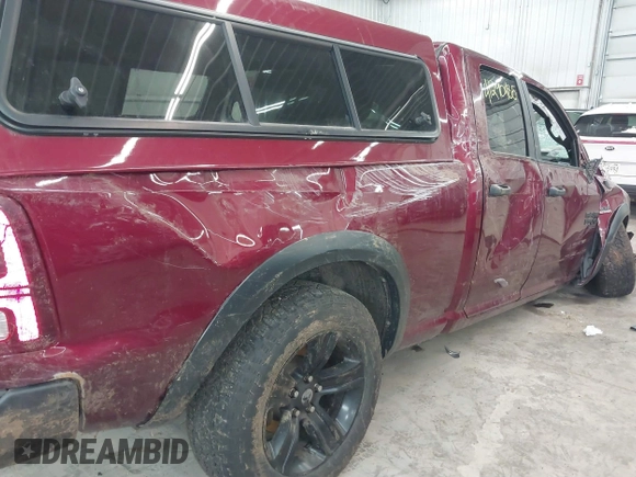 2021 Ram 1500 Classic Warlock with VIN 1C6RR7GT1MS506329, listed as a IAAI auction lot 41290485 with 56,819 mi miles. Bid and sale history available at carsss.com. Image 19.