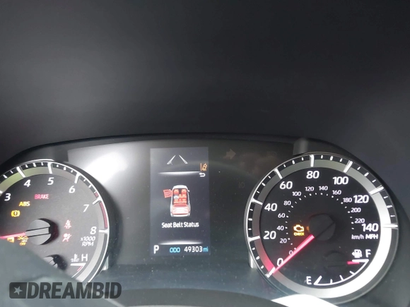 2022 Toyota Highlander L with VIN 5TDCZRAH0NS553876, listed as a IAAI auction lot 42174676 with 49,303 mi miles and . Bid and sale history available at DreamBid. Image 14.