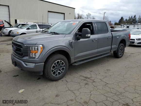 2022 Ford F-150 XL with VIN 1FTFW1E50NKD89477, listed as a Copart auction lot 47406615 with 0 mi miles and Salvage Title. Bid and sale history available at carsss.com. Image 1.