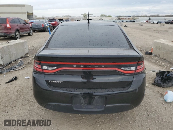 2016 Dodge Dart SE with VIN 1C3CDFAA7GD530355, listed as a Copart auction lot 51421305 with 116,519 mi miles and Salvage Title. Bid and sale history available at carsss.com. Image 6.