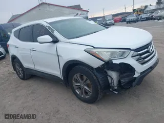 2013 Hyundai Santa Fe Sport with VIN 5XYZTDLB4DG017242, listed as a IAAI auction lot 41616381 with 146,169 mi miles. Bid and sale history available at carsss.com. Image 1.