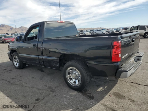 2005 Chevrolet Silverado 1500 Work Truck with VIN 1GCEC14X45Z290157, listed as a Copart auction lot 49680725 with 154,298 mi miles and Salvage Title. Bid and sale history available at carsss.com. Image 2.