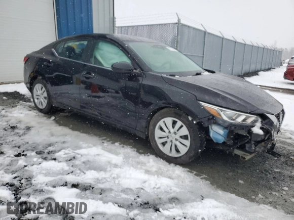 2021 Nissan Sentra S with VIN 3N1AB8BVXMY202784, listed as a Copart auction lot 52114245 with 72,786 mi miles and Salvage Title. Bid and sale history available at DreamBid. Image 4.