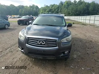 2014 Infiniti QX60 with VIN 5N1AL0MM0EC548168, listed as a Copart auction lot 59849285 with 144,723 mi miles and Salvage title. Bid and sale history available at DreamBid. Image 14.
