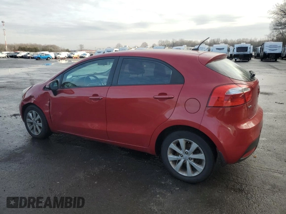 2014 Kia Rio EX with VIN KNADN5A3XE6405292, listed as a Copart auction lot 86518624 with 122,795 mi miles and Clean Title. Bid and sale history available at carsss.com. Image 2.