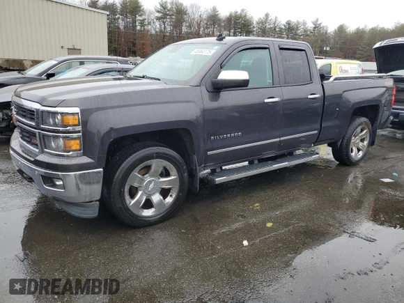 2014 Chevrolet Silverado 1500 LTZ with VIN 1GCVKSECXEZ229366, listed as a Copart auction lot 48954175 with 115,690 mi miles and Non Repairable. Bid and sale history available at DreamBid. Image 1.