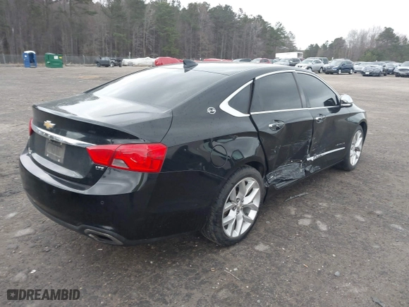 2015 Chevrolet Impala LTZ with VIN 2G1165S34F9210681, listed as a IAAI auction lot 41696745 with 117,037 mi miles. Bid and sale history available at carsss.com. Image 4.