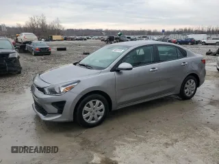 2023 Kia Rio S with VIN 3KPA24AD2PE603329, listed as a Copart auction lot 46631815 with 14,633 mi miles and Salvage Title. Bid and sale history available at carsss.com. Image 1.