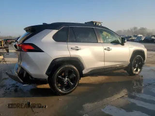 2021 Toyota RAV4 Hybrid XSE with VIN JTME6RFVXMD512021, listed as a Copart auction lot 53059885 with 67,541 mi miles and Salvage Title. Bid and sale history available at carsss.com. Image 3.