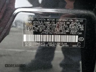 2023 Lexus IS 350 F Sport with VIN JTHGZ1B21P5069896, listed as a Copart auction lot 50947125 with 13,980 mi miles and Salvage title. Bid and sale history available at DreamBid. Image 13.