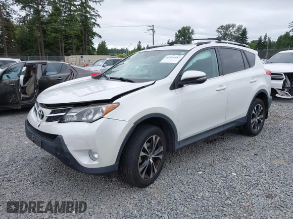 2015 Toyota RAV4 Limited with VIN 2T3DFREV8FW325833, listed as a IAAI auction lot 42581487 with 58,198 mi miles and . Bid and sale history available at DreamBid. Image 2.