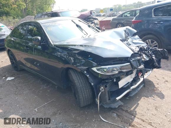 2021 BMW 3 Series M340i xDrive with VIN 3MW5U9J0XM8B53474, listed as a IAAI auction lot 39952984 with 55,938 mi miles. Bid and sale history available at carsss.com. Image 18.