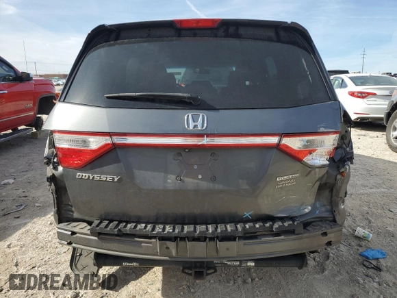 2012 Honda Odyssey Touring with VIN 5FNRL5H96CB122785, listed as a Copart auction lot 84459954 with 114,208 mi miles and Salvage Title. Bid and sale history available at carsss.com. Image 6.