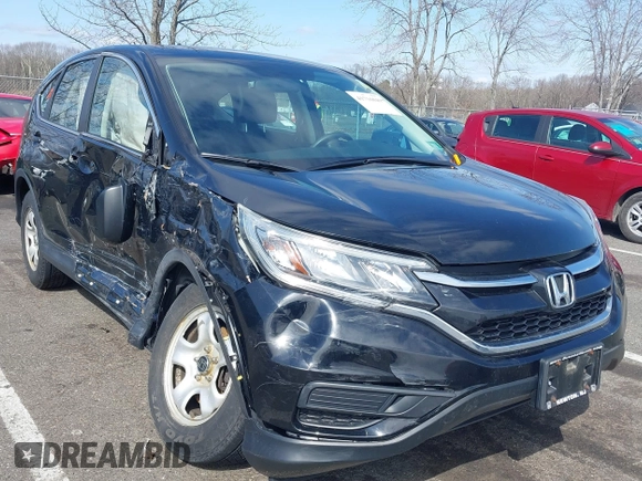 2016 Honda CR-V LX with VIN 5J6RM4H35GL132062, listed as a IAAI auction lot 41716049 with 90,253 mi miles. Bid and sale history available at carsss.com. Image 1.