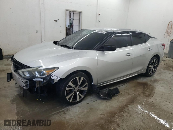 2016 Nissan Maxima SL with VIN 1N4AA6AP6GC446653, listed as a Copart auction lot 46621645 with 124,538 mi miles and Salvage Title. Bid and sale history available at DreamBid. Image 1.