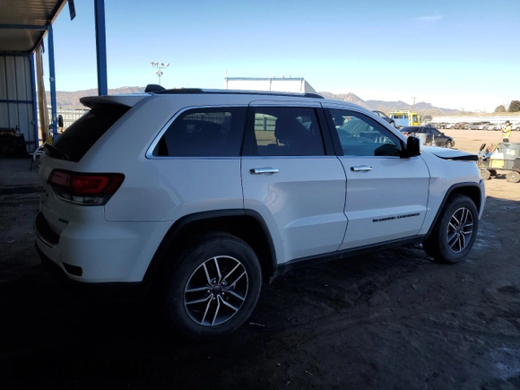 2022 Jeep Grand Cherokee WK Limited with VIN 1C4RJFBG9NC143844, listed as a Copart auction lot 85747384 with 21,092 mi miles and Salvage Title. Bid and sale history available at carsss.com. Image 3.