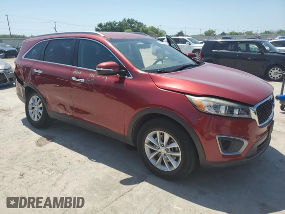 2016 Kia Sorento LX with VIN 5XYPG4A37GG087068, listed as a Copart auction lot 52555575 with 75,223 mi miles and Salvage Title. Bid and sale history available at carsss.com. Image 4.