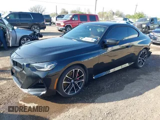 2024 BMW 2 Series M240i xDrive with VIN 3MW53CM05R8E02296, listed as a IAAI auction lot 41190453 with 8,809 mi miles. Bid and sale history available at carsss.com. Image 17.