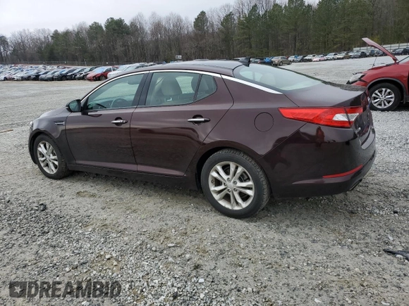 2012 Kia Optima EX with VIN 5XXGN4A69CG018316, listed as a Copart auction lot 43252345 with 131,165 mi miles and Salvage Title. Bid and sale history available at carsss.com. Image 2.