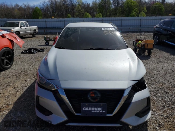 2023 Nissan Sentra SV with VIN 3N1AB8CV8PY245488, listed as a Copart auction lot 50206275 with 47,935 mi miles and Salvage Title. Bid and sale history available at carsss.com. Image 5.