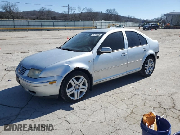 2004 Volkswagen Jetta GL z VIN 3VWRR69M74M128774, wystawiony jako Copart lot #46566225 z przebiegiem 539 544 mil mil oraz Szkoda całkowita • Salvage title. Historia ofert i sprzedaży dostępna na DreamBid. Obrazek 1.