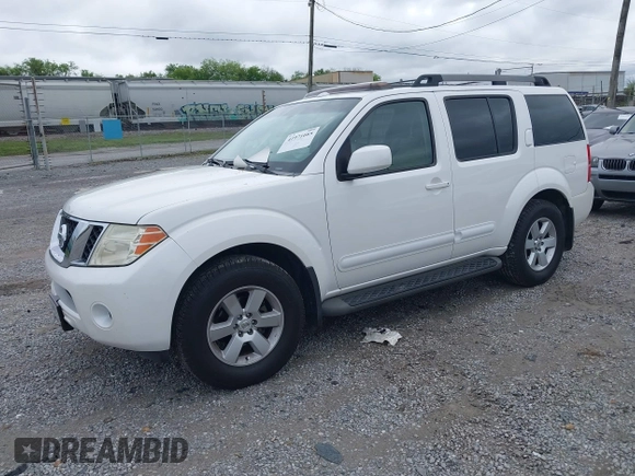 2008 Nissan Pathfinder S with VIN 5N1AR18UX8C606533, listed as a IAAI auction lot 41971085 with 192,185 mi miles. Bid and sale history available at carsss.com. Image 2.