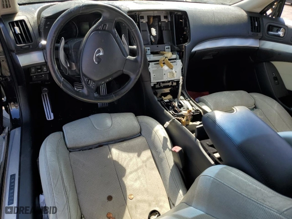 2010 Infiniti G37 Convertible with VIN JN1CV6FE9AM352835, listed as a Copart auction lot 75668164 with 0 mi miles and Non Repairable. Bid and sale history available at carsss.com. Image 8.