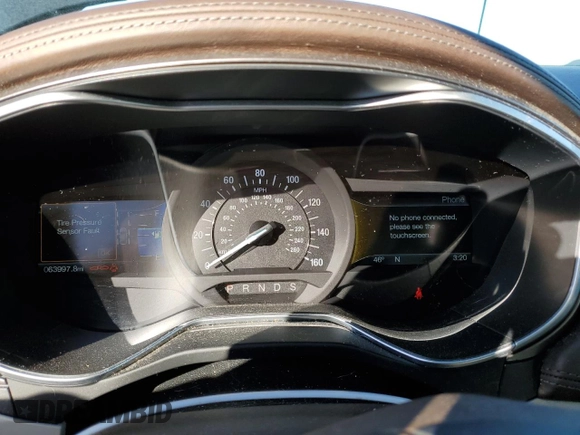 2017 Ford Fusion Titanium with VIN 3FA6P0K98HR282911, listed as a Copart auction lot 42325805 with 63,997 mi miles and Non repairable. Bid and sale history available at DreamBid. Image 9.