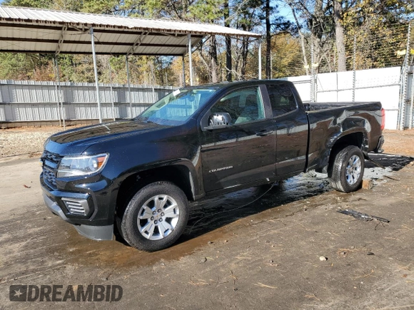 2021 Chevrolet Colorado 2WD LT with VIN 1GCHSCEA0M1258454, listed as a Copart auction lot 82616794 with 72,050 mi miles and Non Repairable. Bid and sale history available at carsss.com. Image 1.