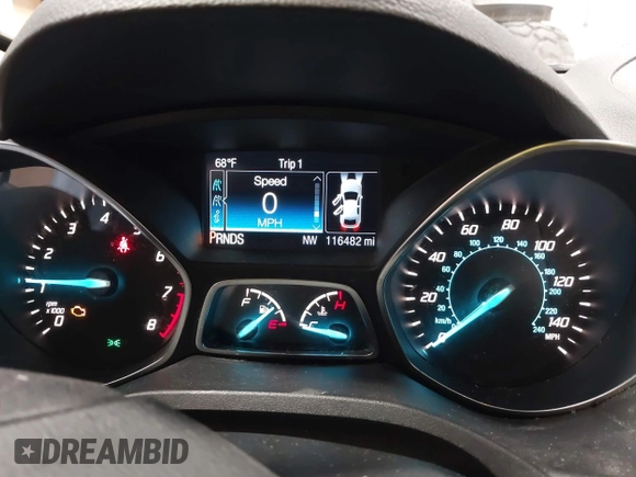 2016 Ford Escape Titanium with VIN 1FMCU9J93GUC39933, listed as a IAAI auction lot 42616323 with 116,482 mi miles and . Bid and sale history available at DreamBid. Image 7.
