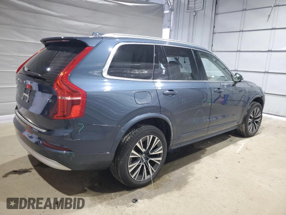 2022 Volvo XC90 Momentum with VIN YV4102PK2N1785627, listed as a Copart auction lot 50036875 with 41,753 mi miles and Salvage Title. Bid and sale history available at carsss.com. Image 3.