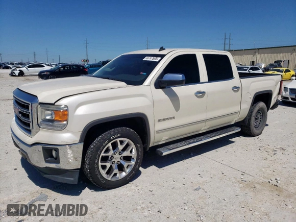 2014 GMC Sierra 1500 SLT with VIN 3GTP1VEC6EG400224, listed as a Copart auction lot 56747605 with 143,882 mi miles and Salvage title. Bid and sale history available at DreamBid. Image 1.