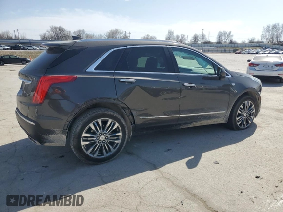 2019 Cadillac XT5 Premium Luxury AWD with VIN 1GYKNFRS6KZ172768, listed as a Copart auction lot 49144505 with 78,152 mi miles and Salvage title. Bid and sale history available at DreamBid. Image 3.
