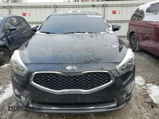2014 Kia Cadenza Premium with VIN KNALN4D77E5130751, listed as a Copart auction lot 81950874 with 122,437 mi miles and Salvage Title. Bid and sale history available at carsss.com. Image 5.