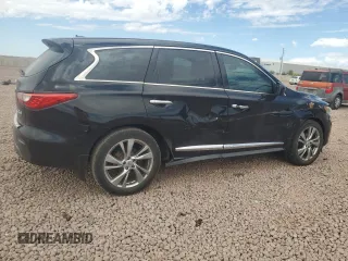 2014 Infiniti QX60 with VIN 5N1AL0MN8EC514830, listed as a Copart auction lot 53358405 with 201,527 mi miles and Salvage title. Bid and sale history available at DreamBid. Image 3.