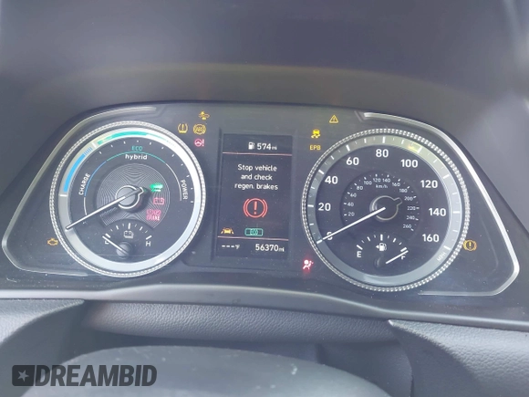 2023 Hyundai Sonata SEL with VIN KMHL34JJ5PA071052, listed as a IAAI auction lot 41825073 with 56,370 mi miles and . Bid and sale history available at DreamBid. Image 7.