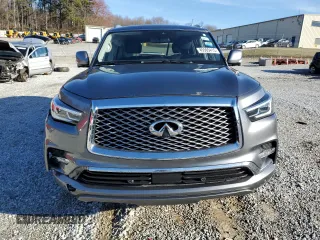 2019 Infiniti QX80 LUXE with VIN JN8AZ2NF2K9683793, listed as a Copart auction lot 45565415 with 63,650 mi miles and Salvage Title. Bid and sale history available at carsss.com. Image 5.